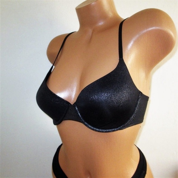 Victoria's Secret Lined Demi Bra Set 32D/S Shine - Picture 4 of 8